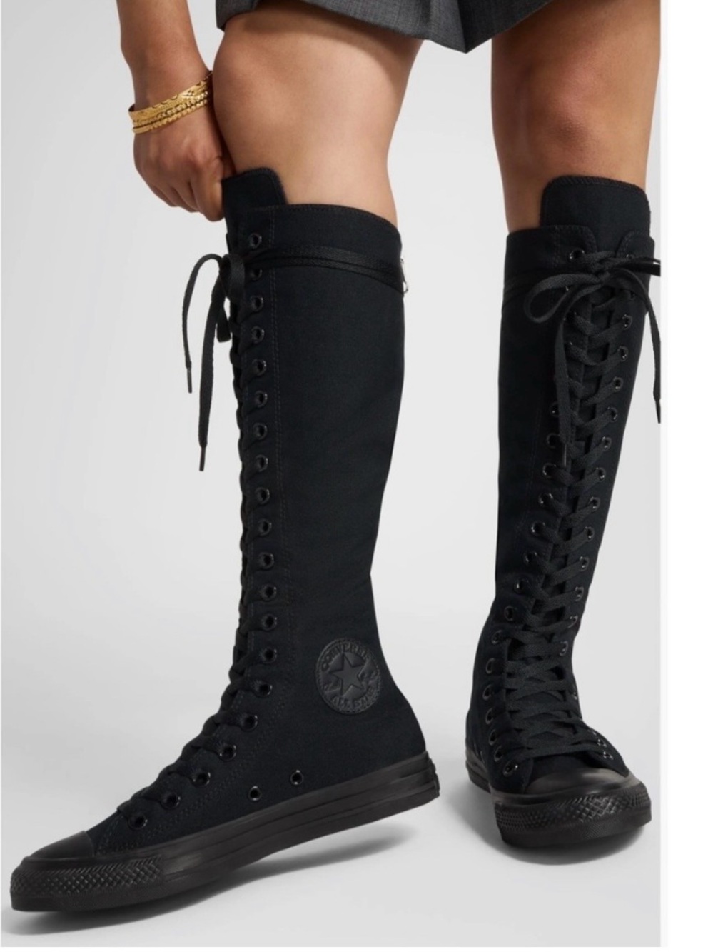 Converse Chuck Taylor All Star XX-Hi Sneakers in Black Monochrome Colorway